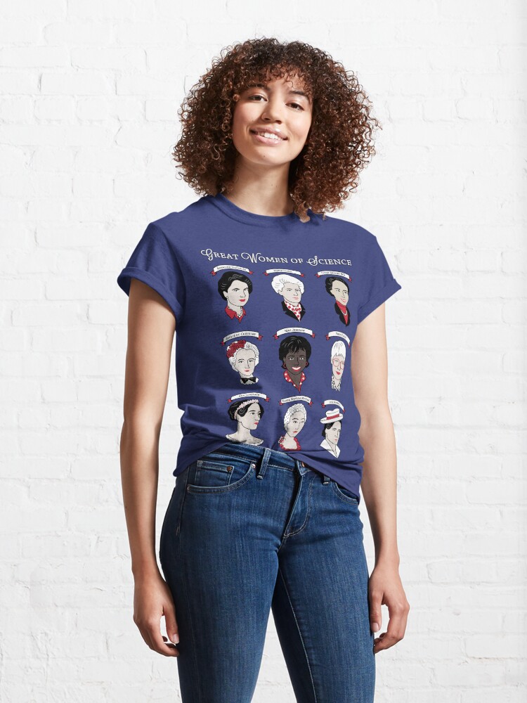 Alternate view of Great Women of Science {Set} Classic T-Shirt