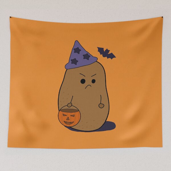 Item preview, Halloween Grumpy Potato Wizard designed and sold by GrimButterfly.