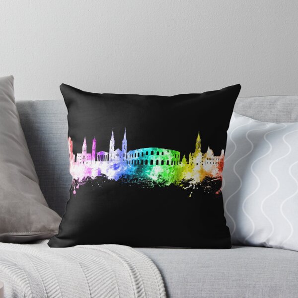 Item preview, Nîmes France Skyline designed and sold by ArtPrints.