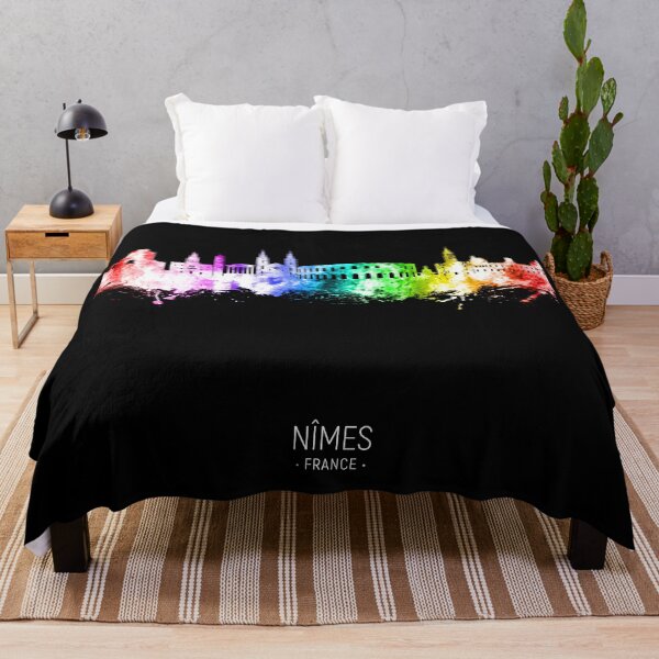 Item preview, Nîmes France Skyline designed and sold by ArtPrints.