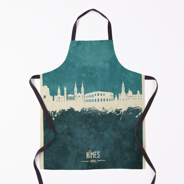 Item preview, Nîmes France Skyline designed and sold by ArtPrints.