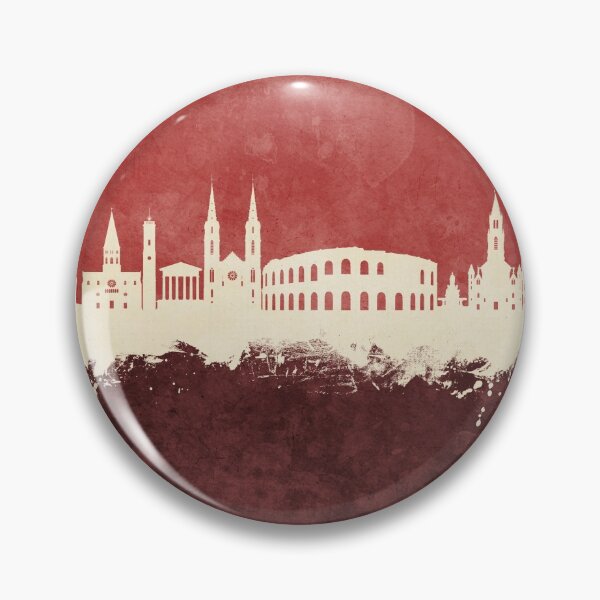 Item preview, Nîmes France Skyline designed and sold by ArtPrints.