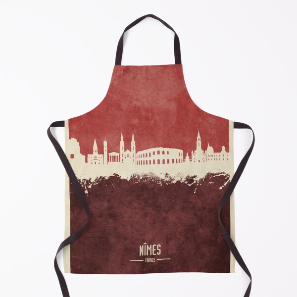 Item preview, Nîmes France Skyline designed and sold by ArtPrints.