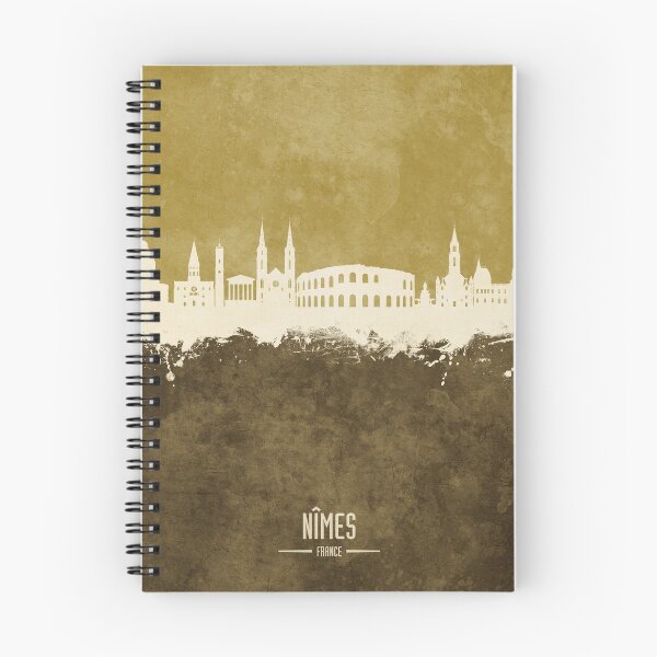 Item preview, Nîmes France Skyline designed and sold by ArtPrints.