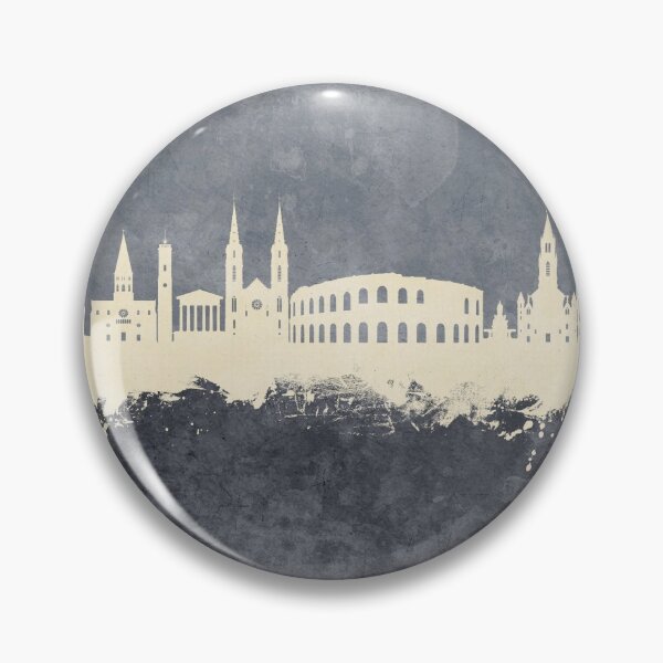 Item preview, Nîmes France Skyline designed and sold by ArtPrints.