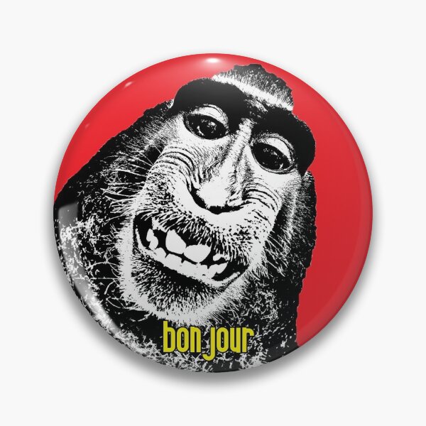 Item preview, Crested Macaque Animal Stencil designed and sold by RevolutionInPaint.