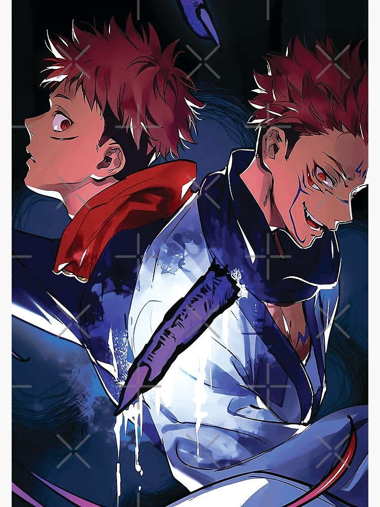 Ryomen Sukuna Itadori Fan Art Sukuna Poster Jujutsu Kaisen Minimal Art Home Decor Art