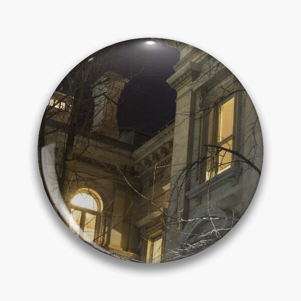 Item preview, New York Night - Graceful Mansions Through the Naked Tree Branches designed and sold by Georgia Mizuleva.