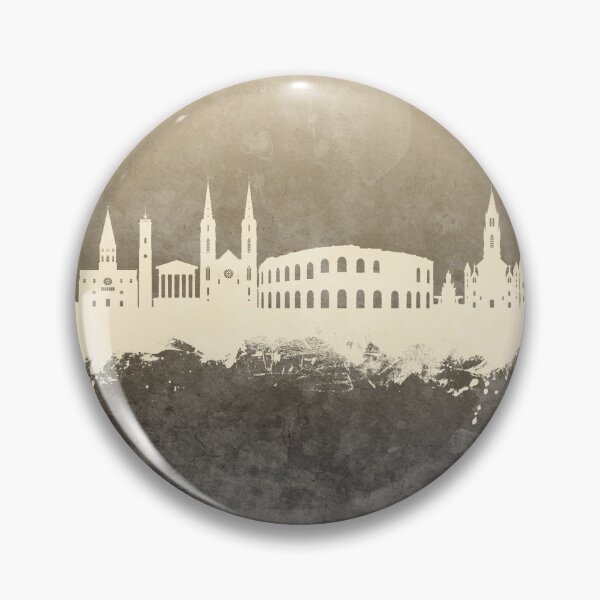 Item preview, Nîmes France Skyline designed and sold by ArtPrints.
