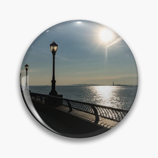 Item preview, Brilliant Sunny Walk on the Esplanade - Hudson River, Manhattan, New York City, USA designed and sold by Georgia Mizuleva.