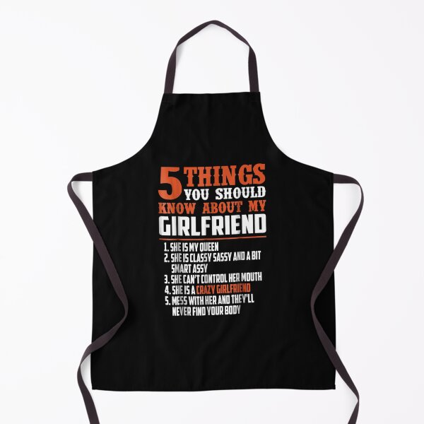 Aperçu de l'œuvre 5 choses que vous devez savoir sur ma copine Cadeau drôle de Saint-Valentin pour elle/lui créée et vendue par SadikShop.