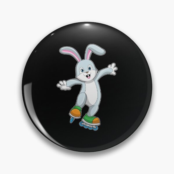 Item preview, Rabbit as Skater with Inline skates designed and sold by Snabdesign84.