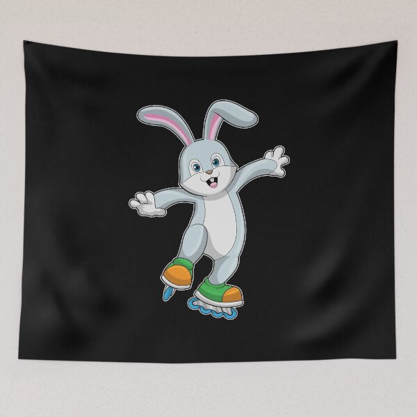 Item preview, Rabbit as Skater with Inline skates designed and sold by Snabdesign84.