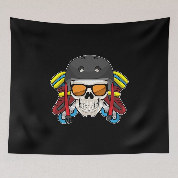 Item preview, Skull with Sunglasses & Inline skates designed and sold by Snabdesign84.