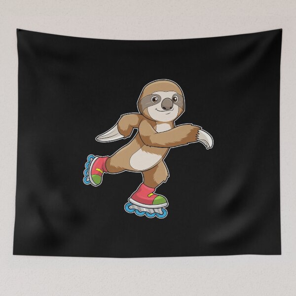 Item preview, Sloth as Skater with Inline skates designed and sold by Snabdesign84.