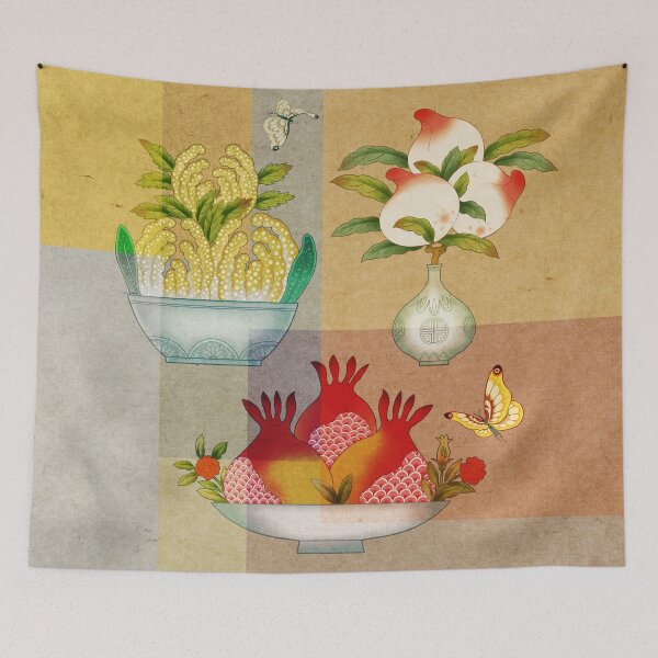 Item preview, Small fruits A : Minhwa-Korean traditional/folk art designed and sold by minsillust.