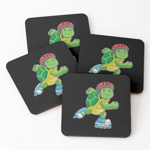 Item preview, Turtle as Skater with Inline skates & Helmet designed and sold by Snabdesign84.