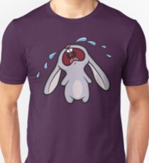 Sad Crying Bunny Rabbit Unisex T-Shirt