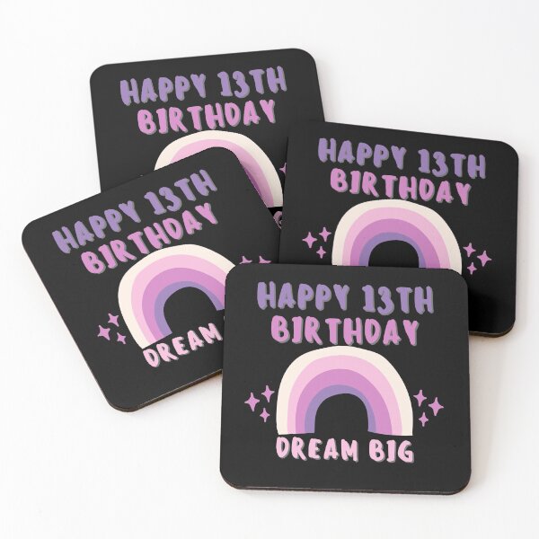 Item preview, Happy 13th Birthday Rainbow Gifts designed and sold by fra02.
