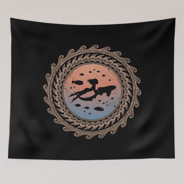 Item preview, Zebra shark freediver designed and sold by NicGrayGraphic.