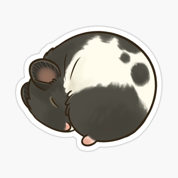 Item preview, Black banded hamster 4 designed and sold by pawlove.