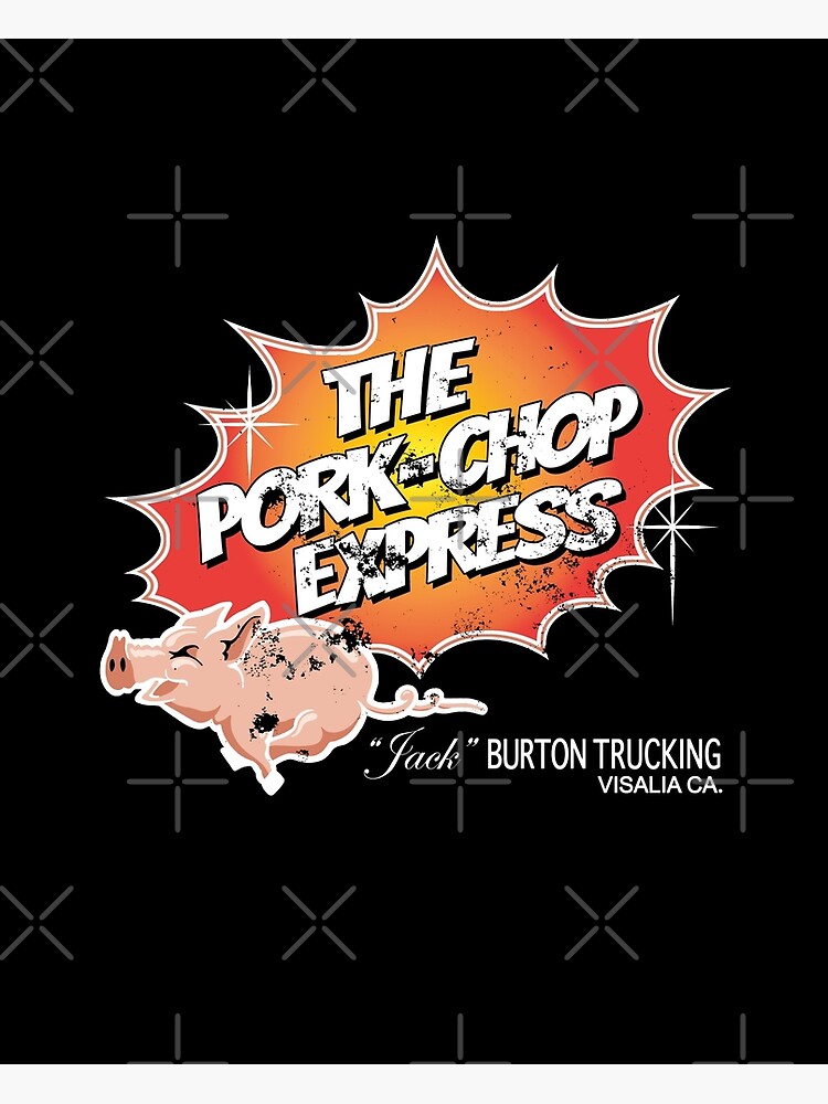"Pork Chop Express Distressed Light Glow Variant" Poster for Sale by Purakushi Redbubble