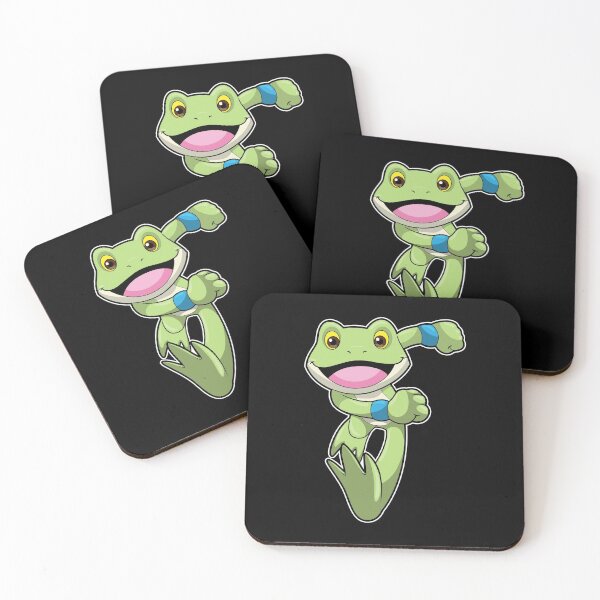 Item preview, Frog at Running with Sweatband designed and sold by Snabdesign84.