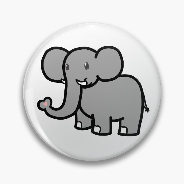 Item preview, Cute Heart Elephant designed and sold by Dottypokey.
