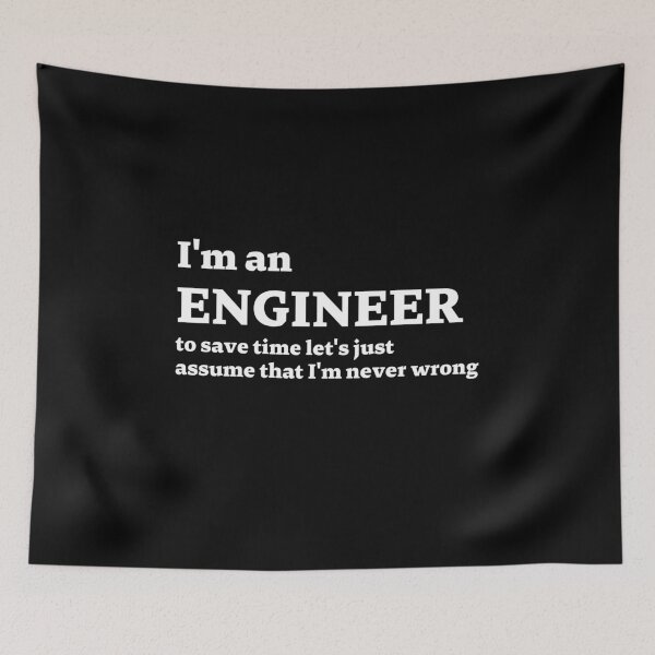 Item preview, I am an engineer designed and sold by CecileMJ.