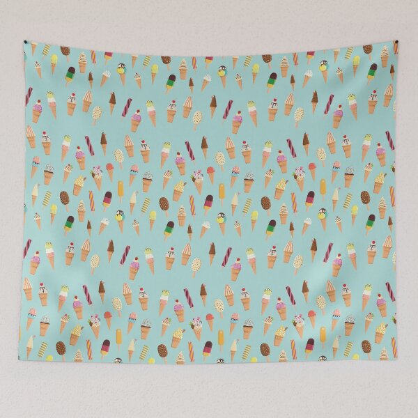 Item preview, Ice cream seamless pattern designed and sold by Arwa Ganiwalla.