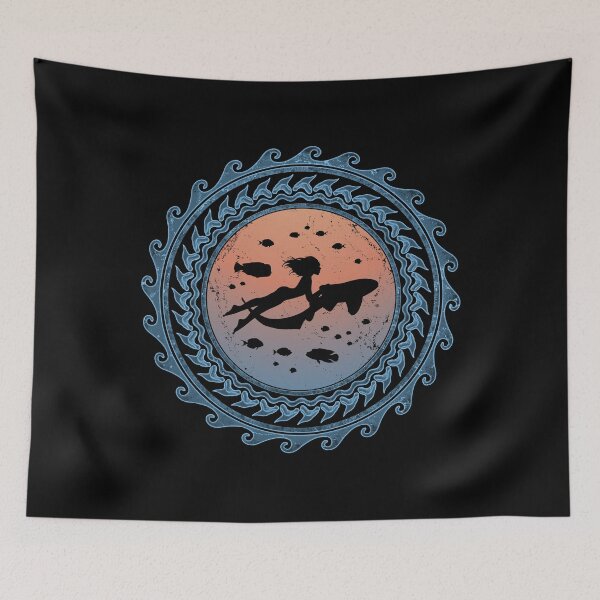 Item preview, Zebra shark freediver designed and sold by NicGrayGraphic.