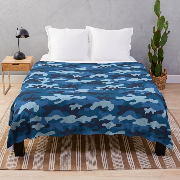 Item preview, Navy Blue Army Camo Pattern designed and sold by solrevolver.