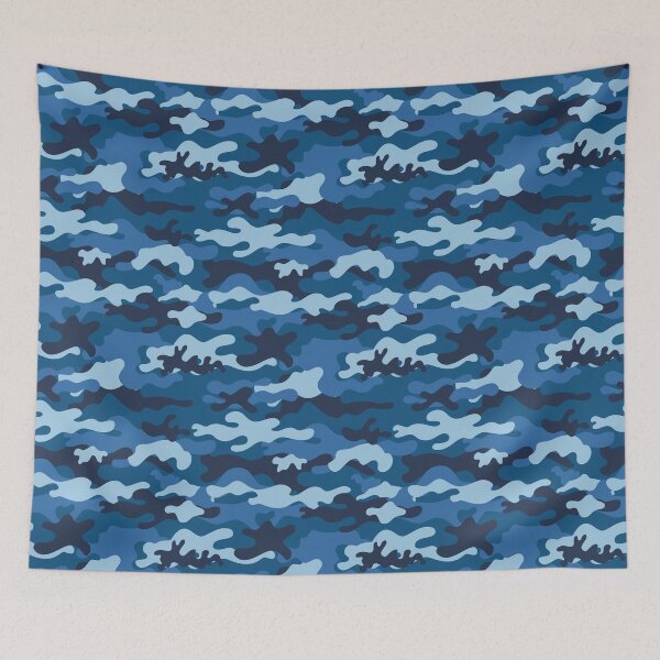 Item preview, Navy Blue Army Camo Pattern designed and sold by solrevolver.