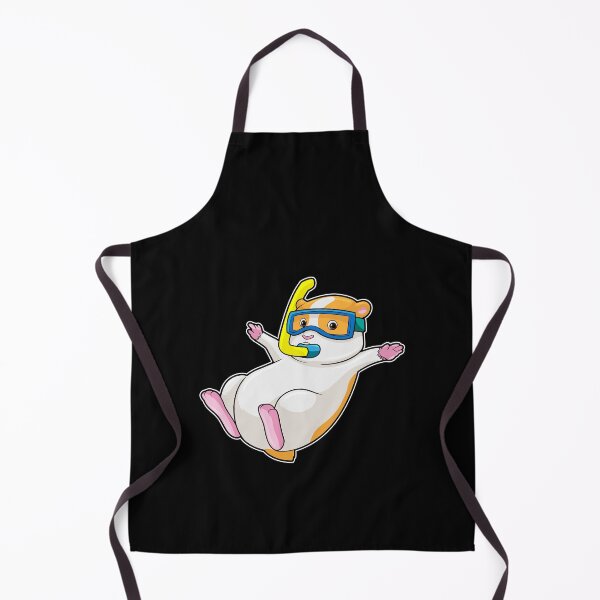Item preview, Hamster at Diving with Swimming goggles designed and sold by Snabdesign84.