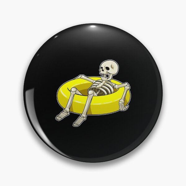 Item preview, Skeleton at Swimming with Swim ring designed and sold by Snabdesign84.