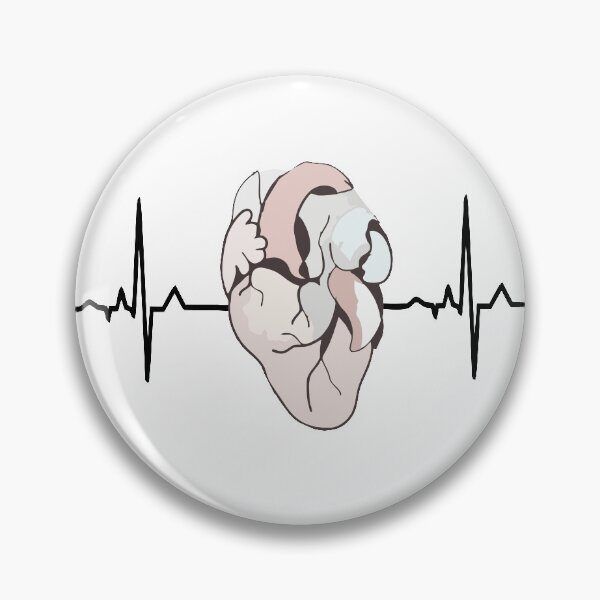 Item preview, ECG - Heart black designed and sold by RosArt100.
