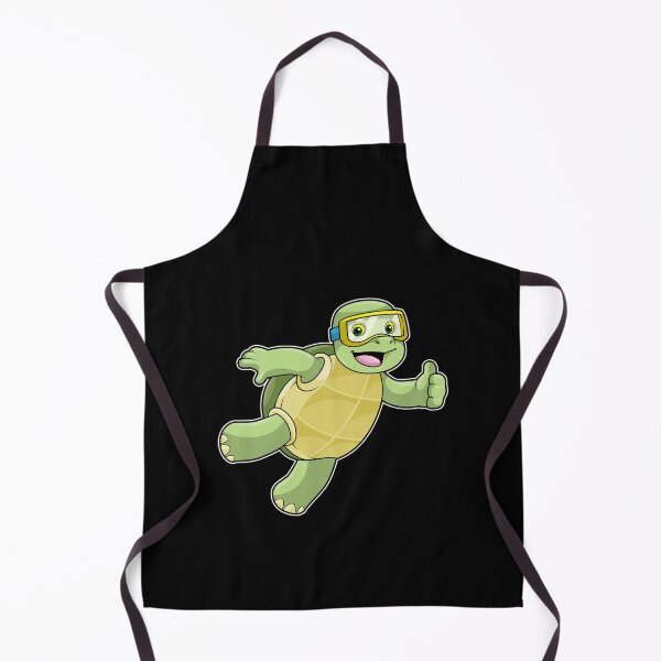 Item preview, Turtle at Swimming with Swimming goggles designed and sold by Snabdesign84.