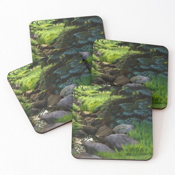 Item preview, Impressions of Gardens - a Miniature Spring Creek Through the Fresh Green designed and sold by Georgia Mizuleva.