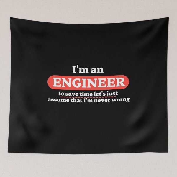 Item preview, I am an engineer designed and sold by CecileMJ.