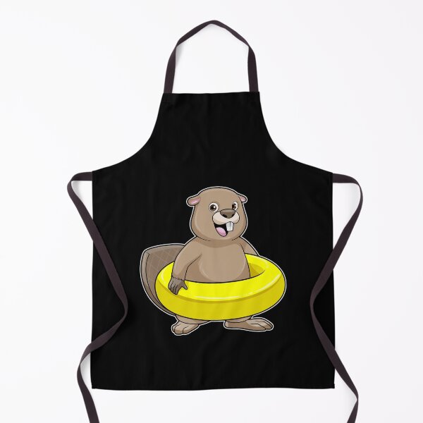 Item preview, Beaver at Swimming with Swim ring designed and sold by Snabdesign84.