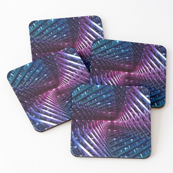 Item preview, Blue And Pink Optical Illusion designed and sold by FreedomUniverse.