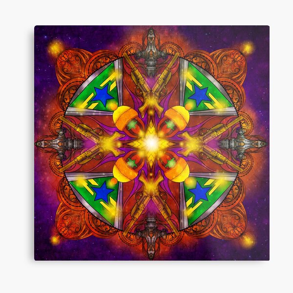 Shiny Metal Print