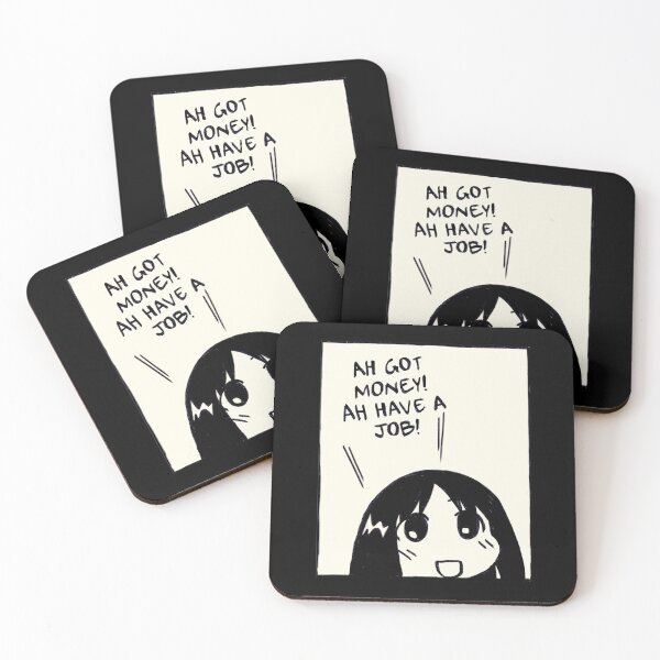 Item preview, I draw the job and money osaka panel / ah got money ah have a job / funny azumanga daioh designed and sold by RansRoom.