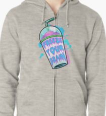 Freeze Your Brain Zipped Hoodie