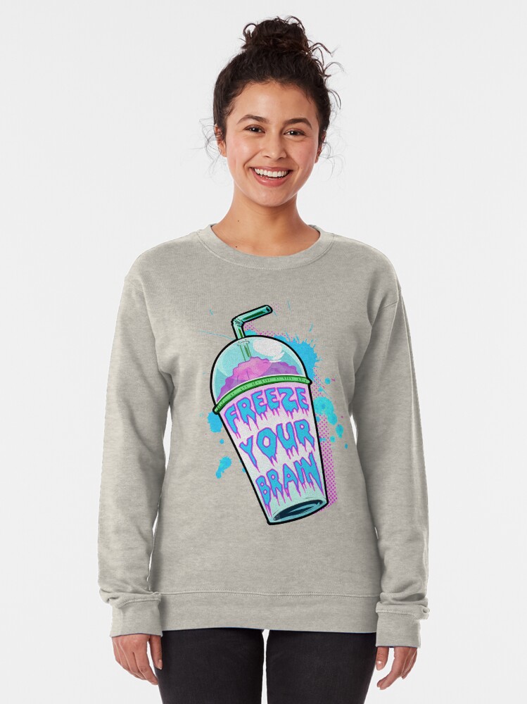 Alternate view of Freeze Your Brain Pullover Sweatshirt