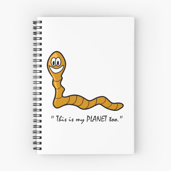 Item preview, Cute Earthworm Animal Planet Art - White designed and sold by geekySlicks.