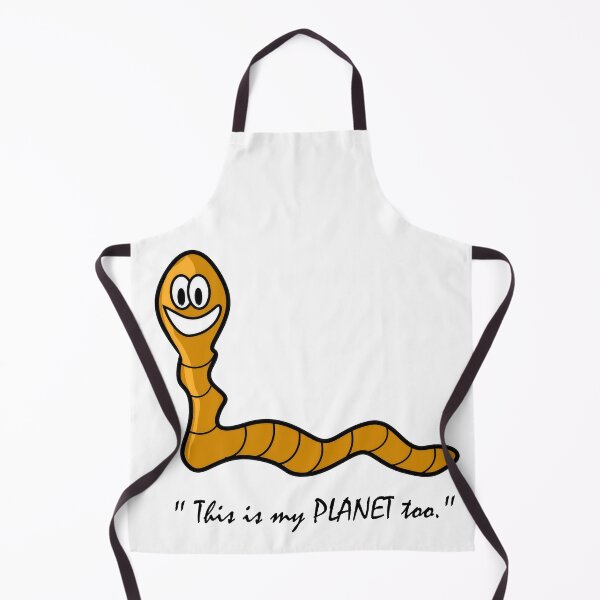 Item preview, Cute Earthworm Animal Planet Art - White designed and sold by geekySlicks.