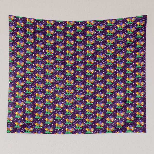 Item preview, Blue Rocket Stitch w/Starry Background designed and sold by Dottypokey.