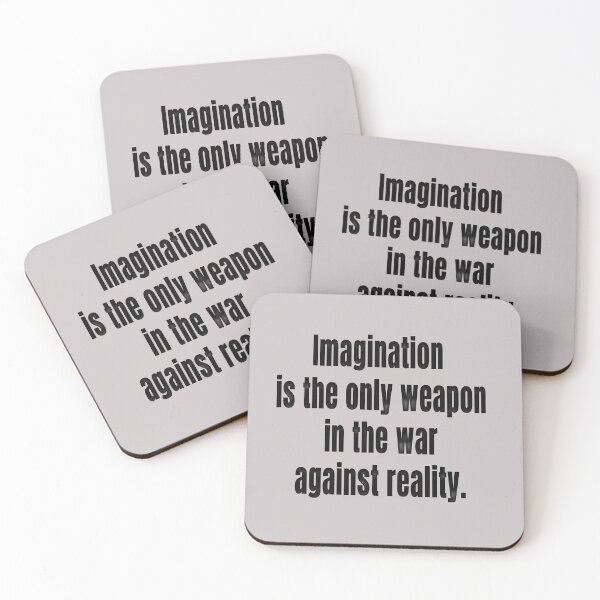 Item preview, imagination is the only weapon in the war against reality. designed and sold by RolandWidin.