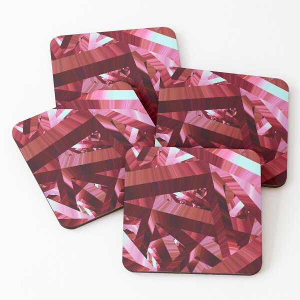 Item preview, Red And Pink Optical Illusion designed and sold by FreedomUniverse.